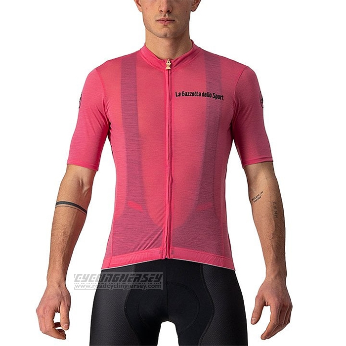 2021 Cycling Jersey Giro D'italy Pink Short Sleeve and Bib Short